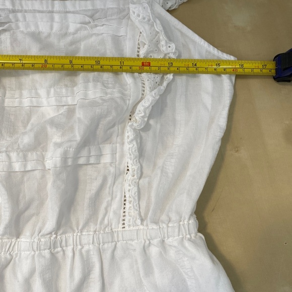 Scotch & Soda Eyelet Ruffle Organic Cotton Pinafore
Dress White Size Small S - Picture 5 of 12